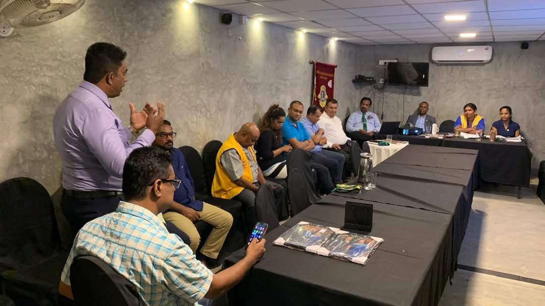  Addressing the Assembly by Taking Membership of the 306 A1 Moratuwa Club of the International Lions Club Image 3